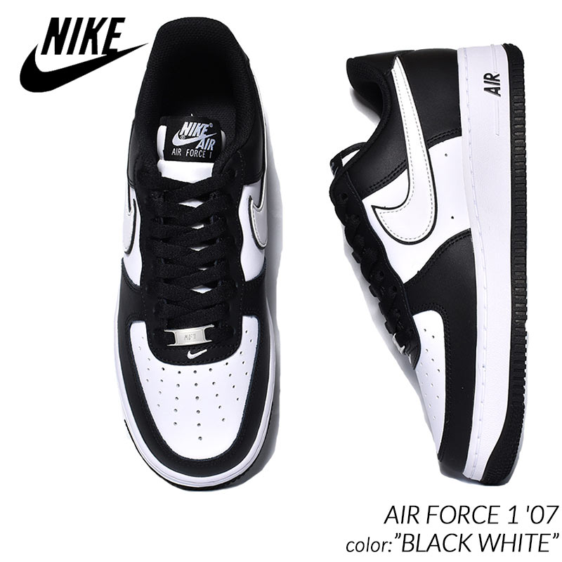 NIKE AIR FORCE 1 039 07 BLACK WHITE ナイキ エアフォース スニーカー ( 白 ホワイト 黒 ブラック メンズ PANDA パンダ DV0788-001 )