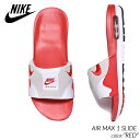 NIKE AIR MAX 1 SLIDE RED ナイキ エアマックス スライド サンダル ( ベナッシ BENASSI 赤 レッド 白 SANDAL メンズ DH0295-103 )