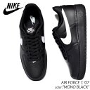 NIKE AIR FORCE 1 039 07 MONO BLACK ナイキ エアフォース スニーカー ( 黒 ブラック 白 ホワイト メンズ レディース ウィメンズ FZ0627-010 )