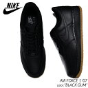 【お買い物マラソン期間限定クーポン発行中 】日本未発売 NIKE AIR FORCE 1 039 07 BLACK GUM ナイキ エアフォース 1 スニーカー ( 海外限定 黒 ブラック 茶 ガムソール AF1 フォース エアフォース メンズ DZ4404-001 )