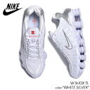 NIKE W SHOX TL "WHITE SILVER" ナイキ ウィメンズ ショックス スニーカー ( 白 ホワイト シルバー テック メンズ レディース ウィメンズ AR3566-100 )