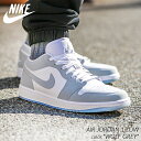 【G.W中も12時までのご注文で即日発送 】NIKE WMNS AIR JORDAN 1 LOW “WOLF GREY” ナイキ ウィメンズ エアジョーダン ロー スニーカー ( グレー レディース メンズサイズ DC0774-105 )