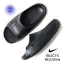 【15時までのご注文で即日発送!!】NIKE ナイキ リジュビネイト サンダル REACTX REJUVEN8 SLIDE BLACK ( ブラック 黒 メンズ...