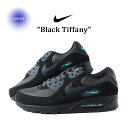 【ポイント10倍!スーパーSALE期間中エントリー必須!】NIKE ナイキ エアマックス スニーカー AIR MAX 90 BLACK TIFFANY ( ブラック 黒 ティファニーメンズ HV6224-001 )