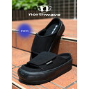 【15時までのご注文で即日発送!!】NORTHWAVE ノースウェーブ エスプレッソ スリッパ サンダル スニーカー ESPRESSO SLIPPERS SANDAL BLACK ( 黒 ブラック スライド 厚底 SLIDE NW005 )