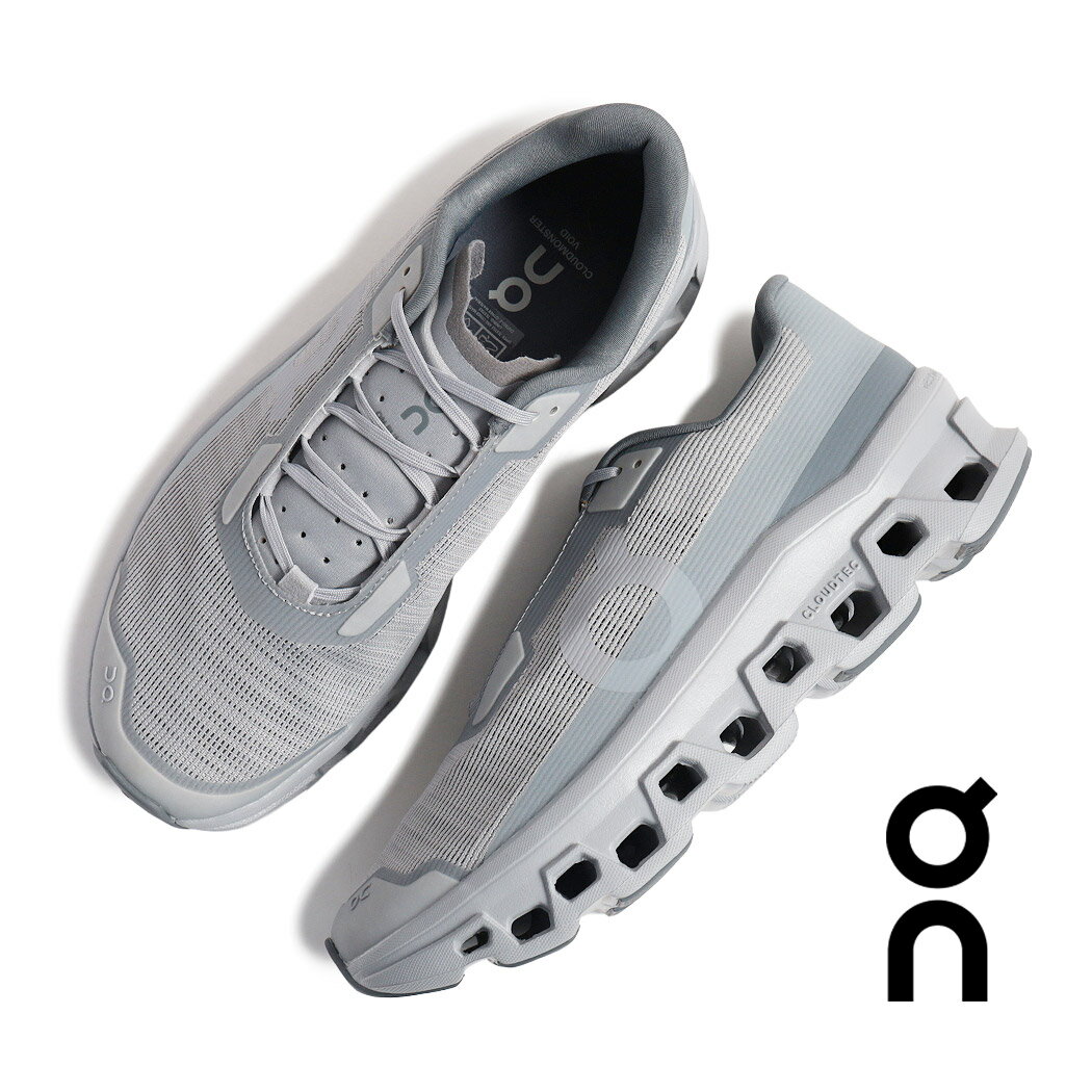 【15時までのご注文で即日発送！！】On オン クラウド モンスター ボイド スニーカー CLOUDMONSTER VOID ALLOY/GLACIER ( グレー 厚底 メンズ レディース ローカット ランニングシューズ 3MF10671014 )