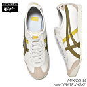 【お買い物マラソン限定クーポン配布中 】Onitsuka Tiger MEXICO 66 WHITE KHAKI オニツカタイガー メキシコ スニーカー ( 緑 グリーン カーキ 白 ホワイト asics アシックス クラシック レトロ メンズ レディース ウィメンズ 1183A201-124 )