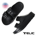 【お買い物マラソン限定クーポン配布中!!】TELIC W-BUCKLE2 BLACK テリック ダブル バックル 2 サンダル ( SANDAL スライド SL...