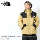 【G.Wスペシャルクーポン配布中!!】日本未発売 THE NORTH FACE 1986 RETRO MTN JKT TAN ザ ノースフェイス マウンテン ジャケット (海外限定 ノースフェイス マウンテンジャケット マウンテンパーカ マウンパ ベージュ マウンテンパーカ NF0A7UR9ZSM )