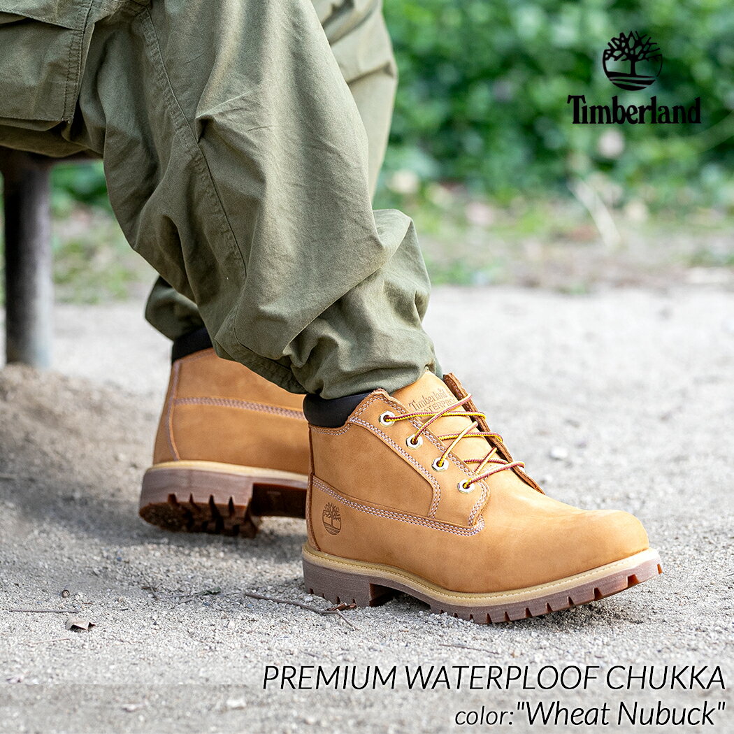 Timberland PREMIUM WATERPLOOF CHUKKA "Wheat Nubuck" ティンバーランド プレミアム チャッカ ブーツ ( ウィート ベージュ ブラウン メンズ 23061 )