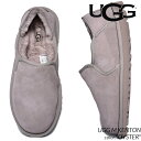 【G.Wスペシャルクーポン配布中!!】UGG M KENTON "OYSTER" アグ メンズ ケントン スリッポン スリッパ シューズ レディース ( GRAY BROWN ローファー グレーベージュ 茶 ボア ウィメンズ レディース 3010 )