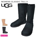 UGG WOMENS CLASSIC TALL II BOOT "CHESTNUT" "BLACK" アグ ウィメンズ ムートンブーツ クラシック トール 2 レディース ( BLACK　BROWN ベージュ 茶 ブラウン ブラック 黒 ボア BOOTS 1016224 )