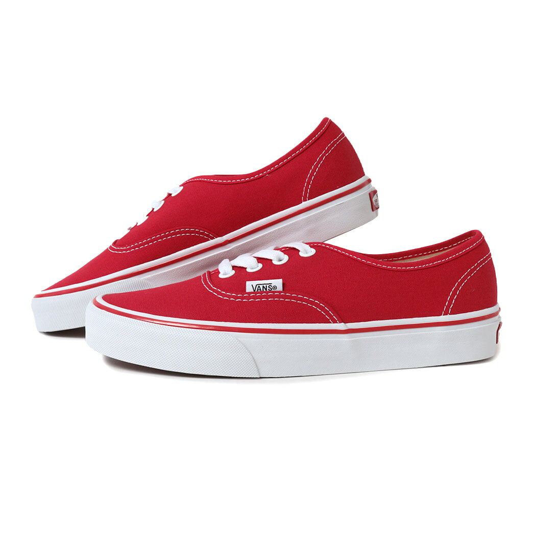 【ポイント10倍！】VANS バンズ オーセンティック スニーカー UA AUTHENTIC RED WH...