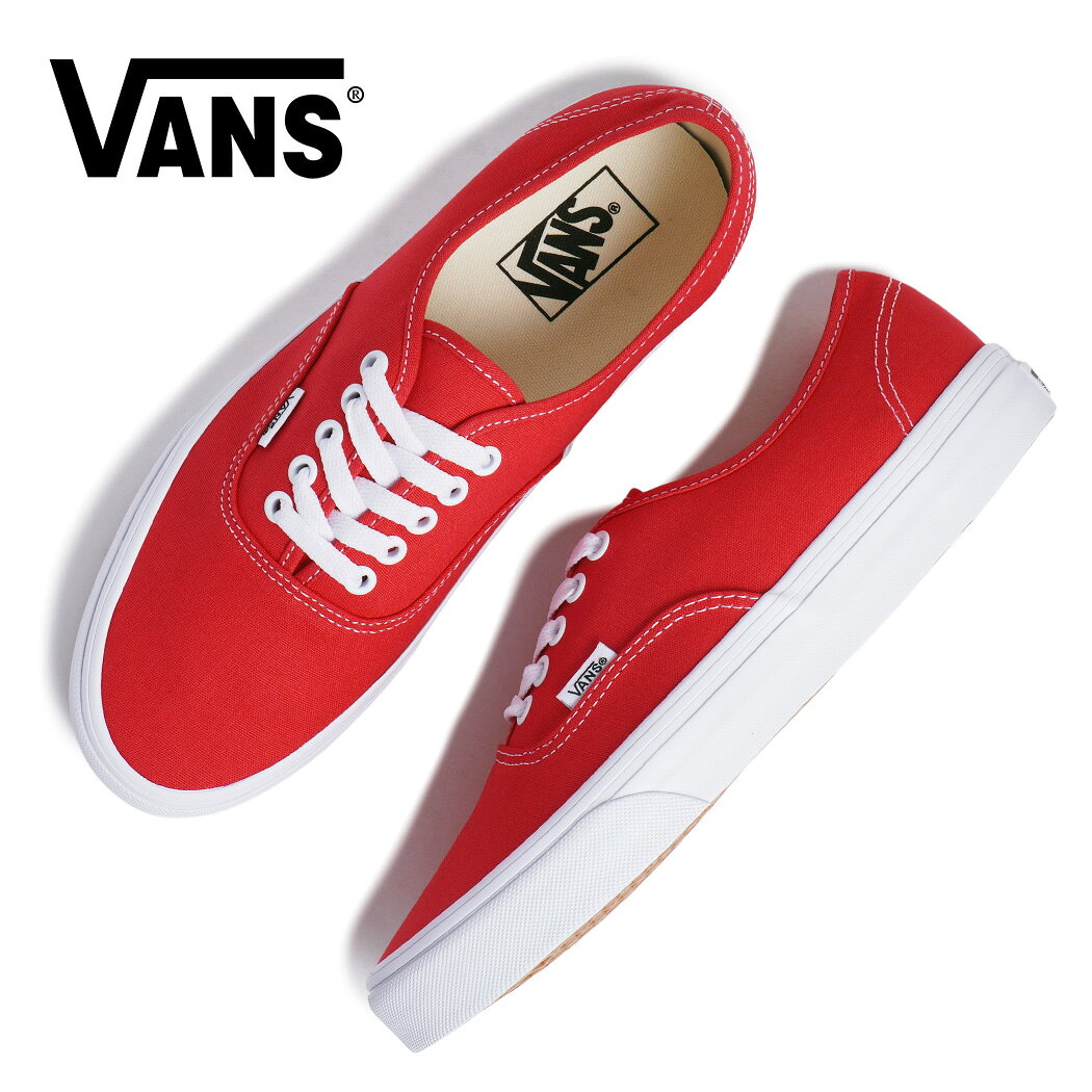 【500円OFFクーポン配布中!!】VANS バンズ ヴァンズ オーセンティック スニーカー AUTHENTIC CRIMSON HAZE ( クリムゾンヘイズ レッド スケート SKATE 赤 メンズ VN000D7YFO9 )