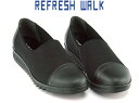 リフレッシュウォーク Refresh Walk 1483 レディース 柔らか 多機能 ストラップ コンフォートシューズ 靴