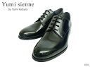【エントリーで全品ポイントプラス10倍!】 Yumi Sienne ユミジェンヌ 由美ジェンヌ 桂由美 8306 メンズ ビジネス 紳士靴 レースアップ シューズ 3E 本革 日本製