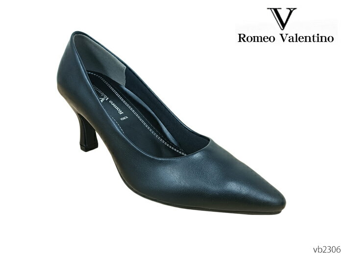 樂天商城 - ロメオ バレンティノ Romeo Valentino レディース 快適 フォーマルパンプス 7.0cmヒール 3E パンプス シューズ 靴 2306