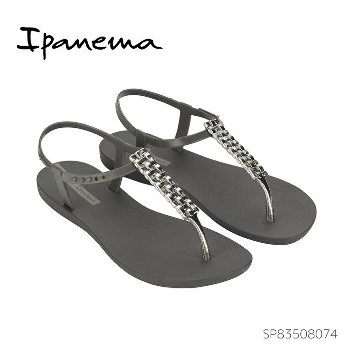 【エントリーで全品ポイントプラス10倍！5/1(水)～6/1(土)】 Ipanema イパネマ CLASS MODERN CRAFT SANDAL SP83508074 グレー/グレー レディース トング サンダル ビーチサンダル PVC素材