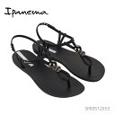 イパネマ 【エントリーで全品ポイントプラス10倍！5/1(水)～6/1(土)】 Ipanema イパネマ CLASS SPHERES SANDAL SP83512553 ブラック/シルバー レディース トング サンダル ビーチサンダル PVC素材