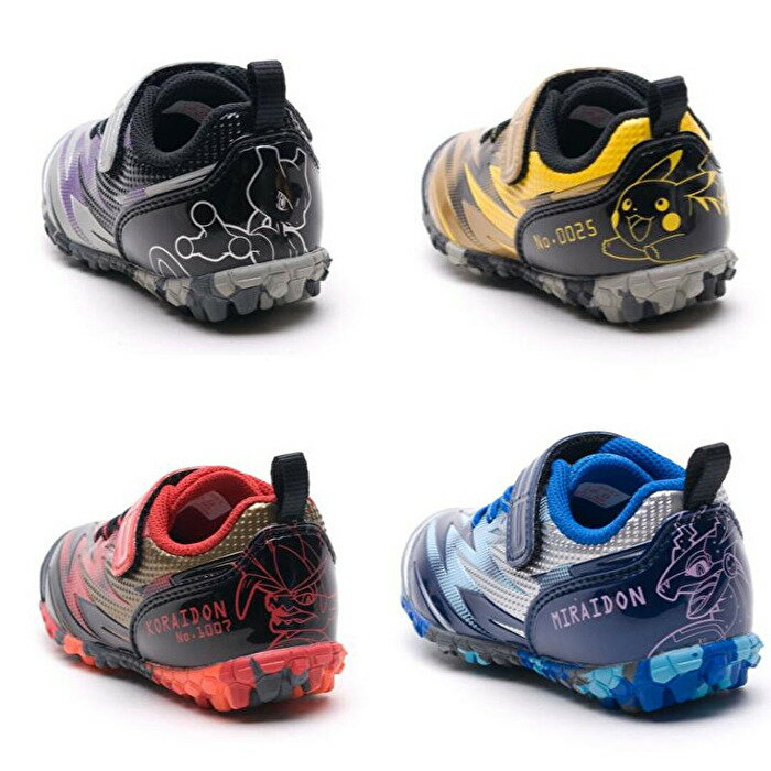 【在庫限り!訳アリ・箱なし】 ポケモン ポケットモンスター スニーカー ミュウツー ピカチュウ ミライドン コライドン 運動靴 キッズ アサヒシューズ ガチ強 ...