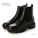 【9/10(水)限定!ポイント15倍確定!要エントリー】 EVOL イーボル サイドゴアショートブーツ IX5581 ブーツ レディース シューズ 靴
