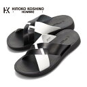 【9/10(水)限定!ポイント15倍確定!要エントリー】 ヒロコ コシノ オム HIROKO KOSHINO HOMME メンズ フラットサンダル HR5911 カジュアル シューズ 靴 3E 正規品