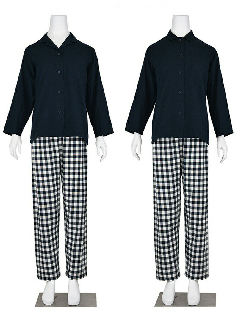 【クーポン利用で最大1000円OFF!】ペア パジャマ 長袖 綿100％ 薄手 春 秋 パジャマ コットン カップル ペア ルームウェア 冬 ペアパジャマ 結婚祝い プレゼント お祝い カップル おもしろ ペア パジャマ 春秋 夫婦 ギフト 上下セット ルームウェア 前開き 秋 冬