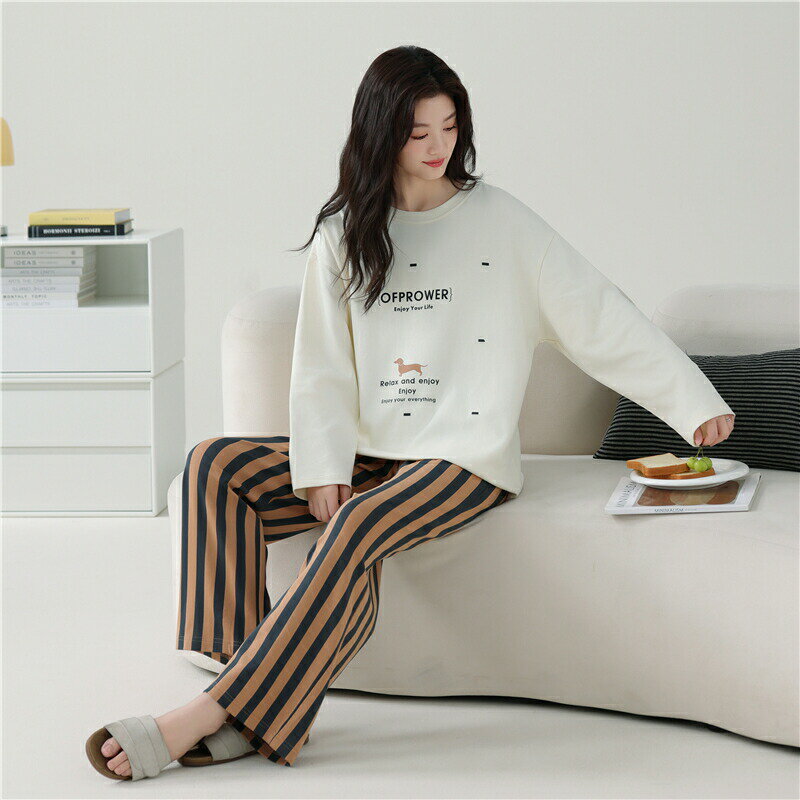 【クーポン利用で最大1000円OFF!】ペア パジャマ 長袖 男女2着 セット 綿100％ アニメ カップル 春 秋 長袖トップス ルームウェア クルーネック 冬 コットン ペアパジャマ 結婚祝い プレゼント お祝い おもしろ 春秋 夫婦 ギフト 上下セット かわいい セットアップ