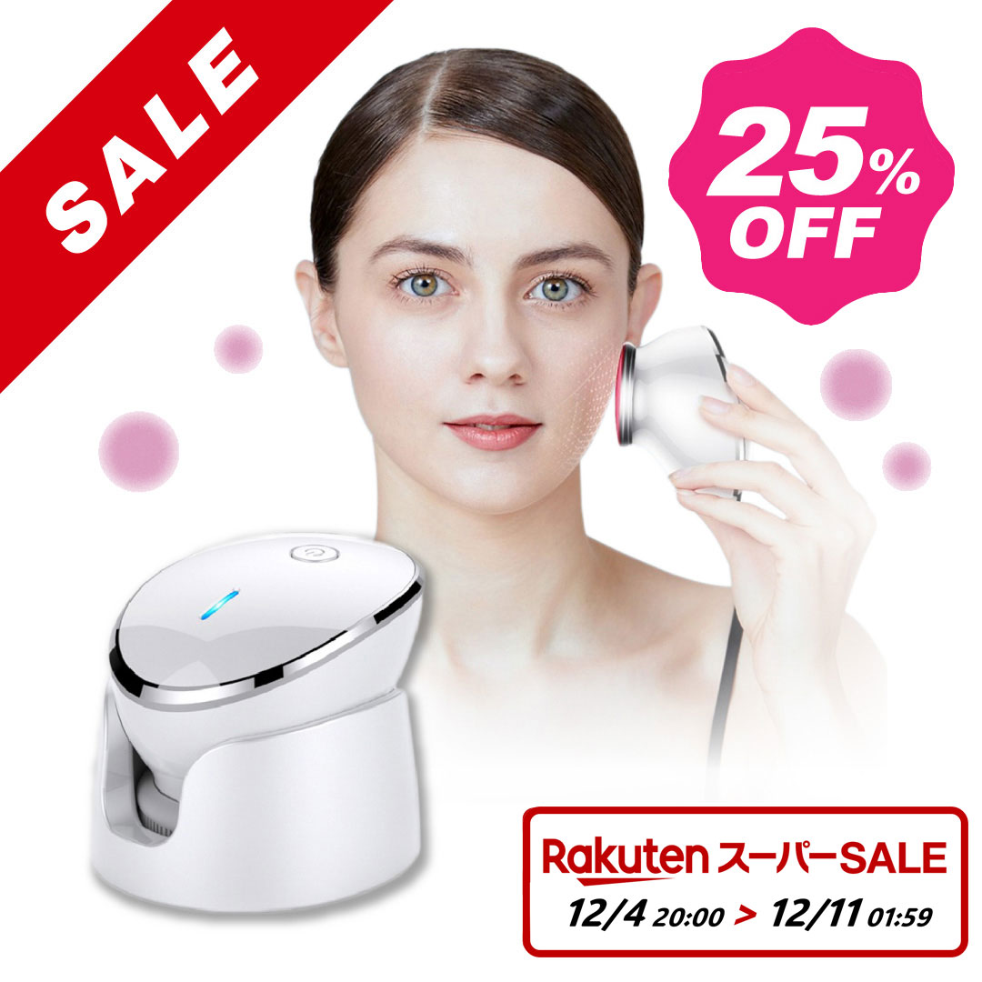 お肌つるつる 電動 フェイシャルブラシ （クレンジングモード・温感導入モード） 男女兼用 /KKS-155 フ..