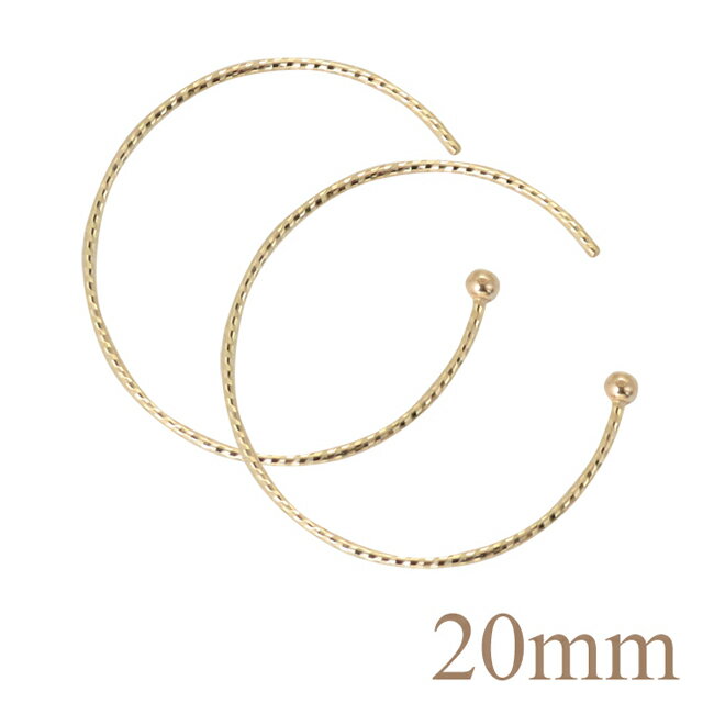 フープ ピアス 大きめ k10 10金 10k 金属アレルギー ニッケルフリー フープピアス レディース ゴールド イエローゴールド ピンクゴールド 直径20mm 輪っか 日本製 シンプル 華奢 パーツ