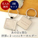 20%OFFクーポン配布中 ペア キーホルダー キーリング カレンダー メッセージ 刻印 アクセサリー カップル 誕生日 ギフト 記念日 彼氏 彼女 名入れ イ...