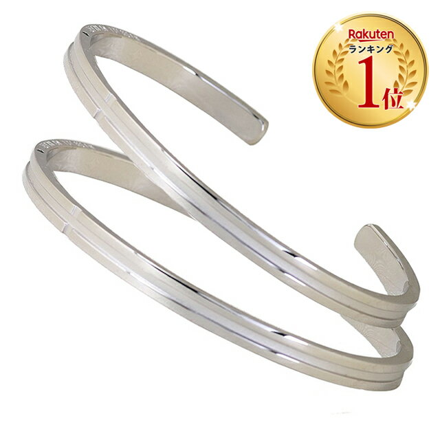 クーポン配布中 ペアバングル 好きな文字を刻印できる メンズ レディース サージカルステンレス 金属アレルギー おそろい カップル ブレスレット シンプル おし...