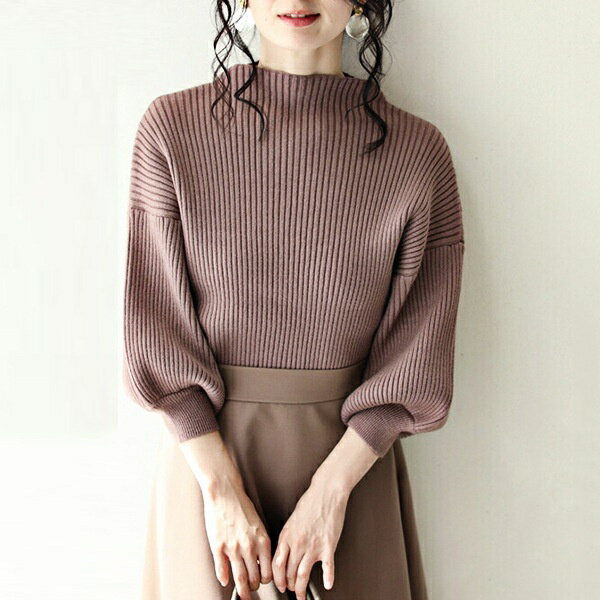 楽天スーパーSALE10%OFF トップス ニット セーター 長袖 大きいサイズ ドルマン袖 ボートネック リブ編み ゴールドボタン レディース ドルマンニット 長袖 秋冬 インナー セーター トップス 重ね着 可愛い おしゃれ