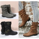 Fashion THE SALE 10%off レディースブーツ ブーツ ショートブーツ レディース 冬新作 エンジニアブーツ 大きいサイズ プラスサイズ シン...