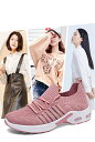 Fashion THE SALE 10%off メッシュ スニーカー 疲れない靴 レディース 厚底スニーカー ダイエット シューズ 靴 ランニングシューズ 美脚...