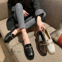 Fashion THE SALE 10%off ローファー レディース カジュアルシューズ フラットシューズ 歩きやすい 学生 スクエアトゥ 靴下 スリッポン ...