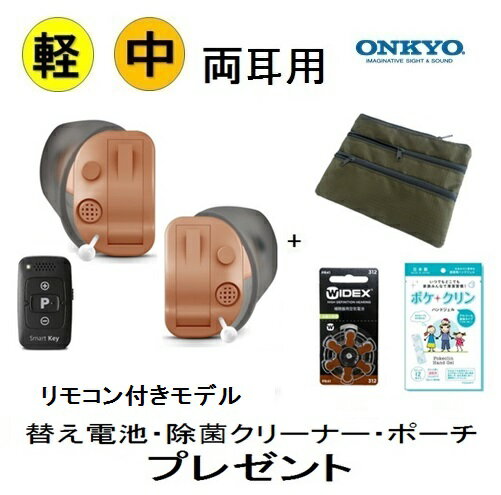 【楽天P10倍】オンキョー　ONKYO　OHS-D31　右耳用　左耳用　両耳セット　補聴器 除菌ジェル　ポーチ耳穴式 耳あな デジタル補聴器 コンパクト 片耳 右耳 左耳 コンパクト 敬老 ハウリング抑制 集音器 集音機 おしゃれ メーカー　小型　目立たない