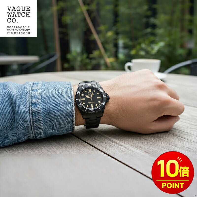 樂天商城 - 【新品】【国内正規品】 VAGUE WATCH　BS-L-001-SB 腕時計 ヴァーグウォッチ　日本製クォーツムーブメント　メンズ　BLK SUB　ステンレススチール　BKナイロン　クリスタルガラス