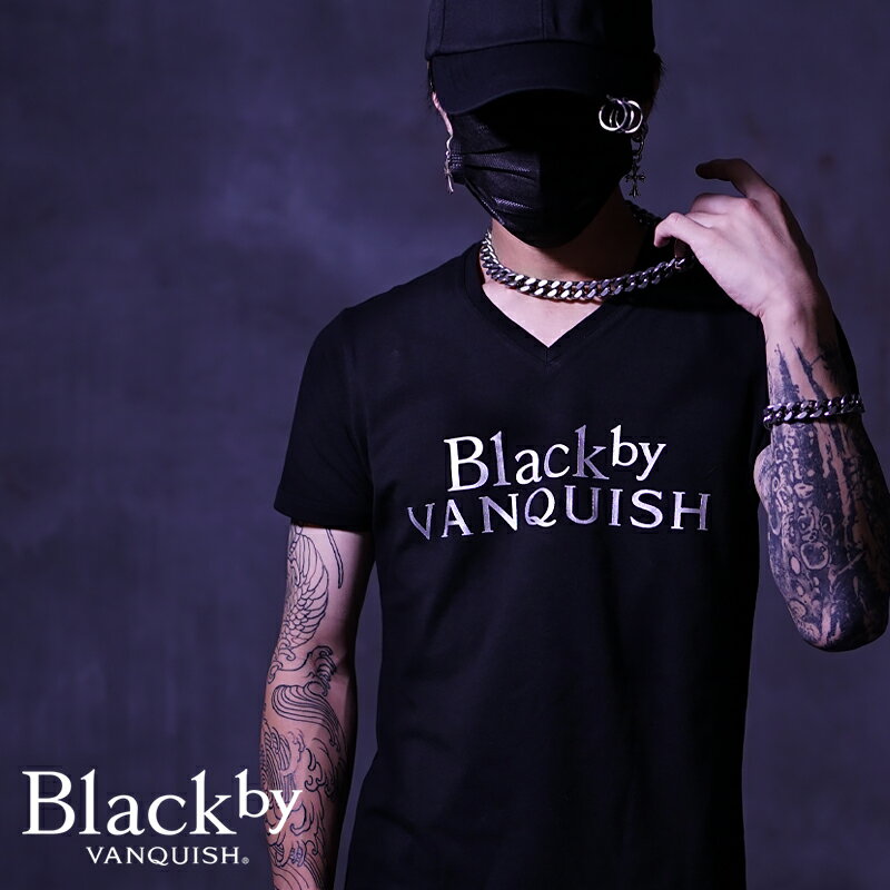 Tシャツ メンズ ブランド ブラックバイヴァンキッシュ Black by VANQUISH バンキッシュ V系 ヴィジュアル系 ファッション 半袖Tシャツ ..