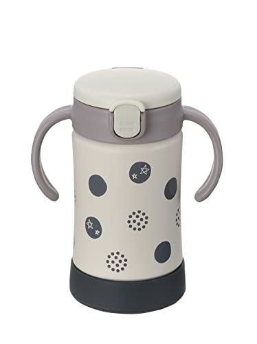 リッチェル トライ 保冷ストローマグSD ライトグレー 1個 300ml 7カ月