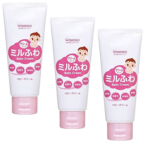 和光堂 ミルふわ ベビークリーム × 3個セット