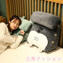 三角枕 三角クッション 背もたれ 可愛い クッション ベッド 三角クッション ソファークッション 読書 腰枕 ベッド用 リラックスクッション 傾斜 枕 テレビ ...