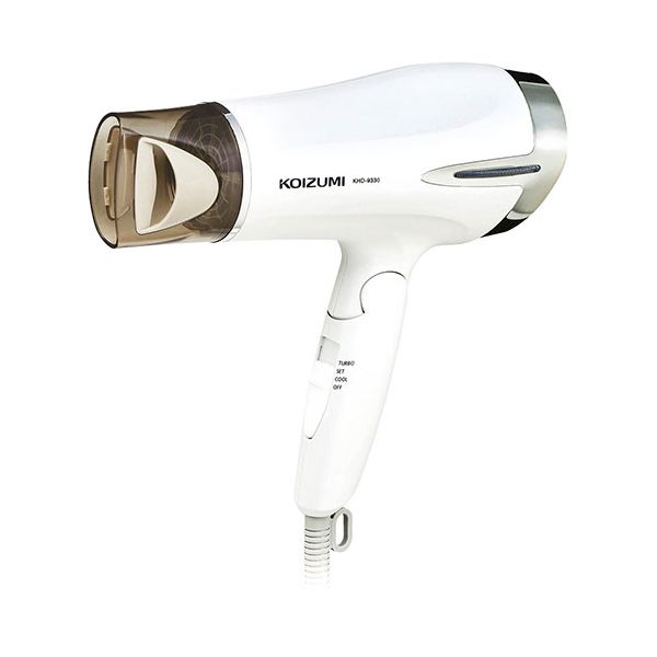 コイズミ マイナスイオンヘアドライヤー ホワイト 23.5×9.6×21.5cm C6135555TS
