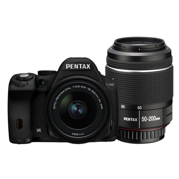 デジタルカメラ, デジタル一眼レフカメラ 1PENTAX K-50 DAL 18-55mm WR DAL 50-200mm WR 