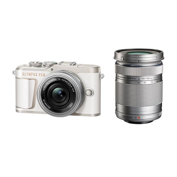 【中古】【1年保証】【美品】OLYMPUS PEN E-PL10 EZ ダブルズームキット ホワイト