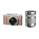 【中古】【1年保証】【美品】OLYMPUS PEN E-PL10 EZ ダブルズームキット ブラウン