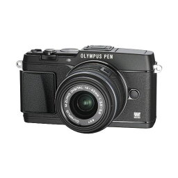 【中古】【1年保証】【美品】OLYMPUS E-P5 14-42mm VF-4セット ブラック