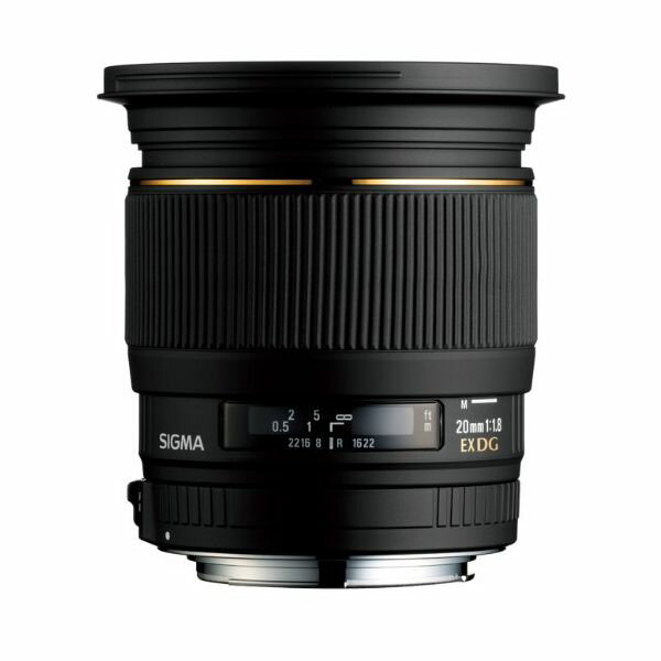樂天商城 - 【中古】【1年保証】【美品】SIGMA AF 20mm F1.8 EX DG ASPHERICAL RF (キヤノンEF用)
