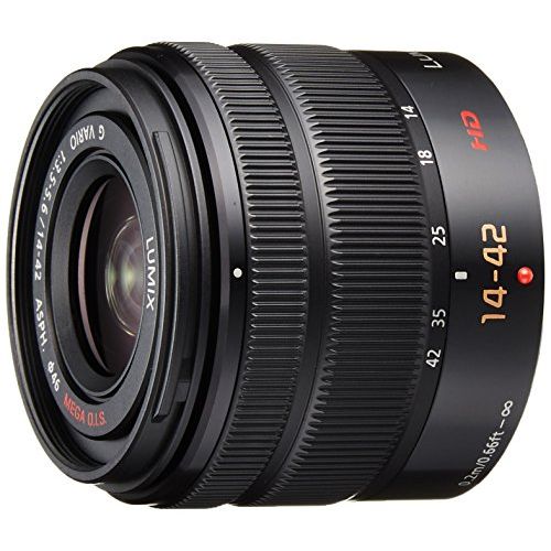 楽天Premier Camera -プレミアカメラ-【中古】【1年保証】【美品】Panasonic LUMIX G VARIO 14-42mm F3.5-5.6 II ASPH. MEGA O.I.S. ブラック（K） H-FS1442A-K