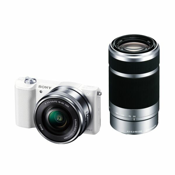 【中古】【1年保証】【美品】SONY α5100 ダブルズームキット ILCE-5100Y ホワイト